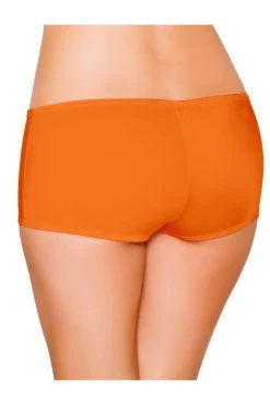 Roma Orange Low Rise Booty Shorts