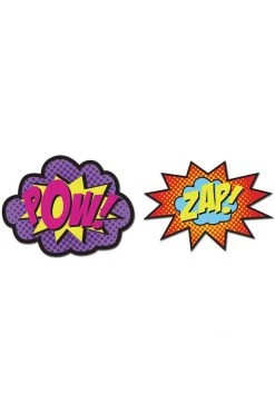 XGEN POW/ZAP Superhero Nipple Pasties