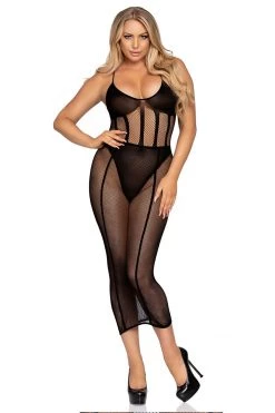 Leg Avenue Bodystocking Lingerie Two Piece Black Net And Opaque Bodysuit And Matching Skirt 8 Leg Avenue Bodystocking Lingerie Two Piece Black Net And Opaque Bodysuit And Matching Skirt