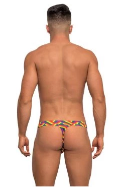 Magic Silk Rainbow Print Bong Thong