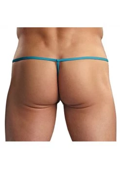 Magic Silk Turquoise Euro Male Spandex Pouch G String