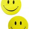 GE Apparel Yellow Happy Face Nipple Pasties Accessories