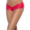 Mapale Wet Look Red Stretch Boyshort Panty Lingerie 2 Mapale Wet Look Red Stretch Boyshort Panty Lingerie