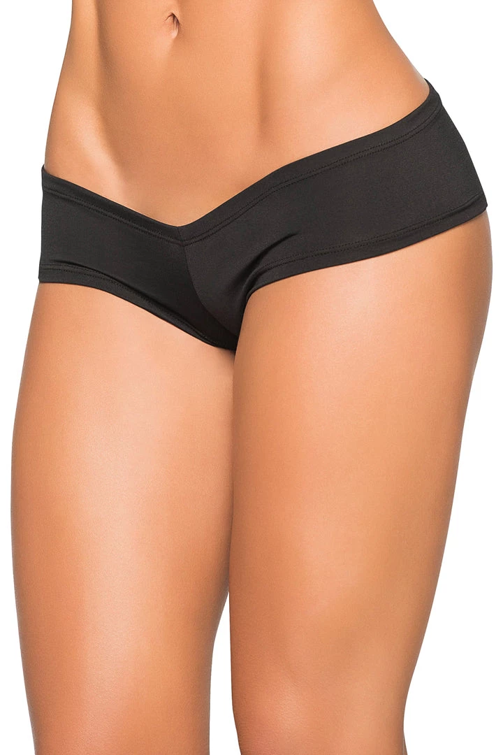 Mapale Black Stretch Boyshort Panty 3 Mapale Black Stretch Boyshort Panty