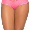 Mapale Wet Look Pink Stretch Boyshort Panty 1 Mapale Wet Look Pink Stretch Boyshort Panty