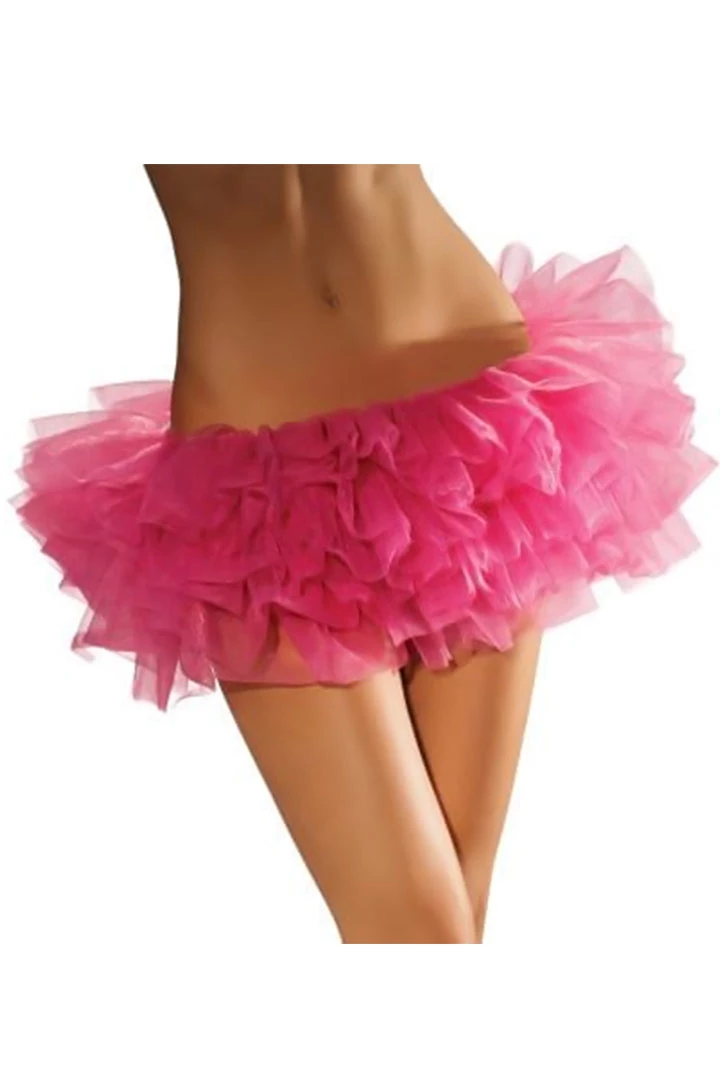 Rubies Short Ruffle Hot Pink Tutu Glow In The Dark & Neon 4 Rubies Short Ruffle Hot Pink Tutu Glow In The Dark & Neon