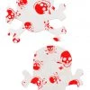 GE Apparel Red & White Skull Print Nipple Pasties 2 GE Apparel Red & White Skull Print Nipple Pasties