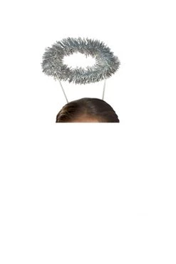 Rubies Silver Tinsel Halo Angel Accessory Costumes