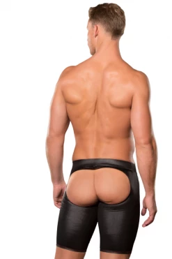 Allure Lingerie Men's Wet Look Assless Shorts