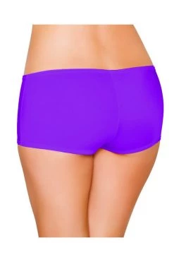 Roma Purple Low Rise Booty Shorts Dancewear