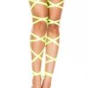 Music Legs Neon Green Leg Wraps