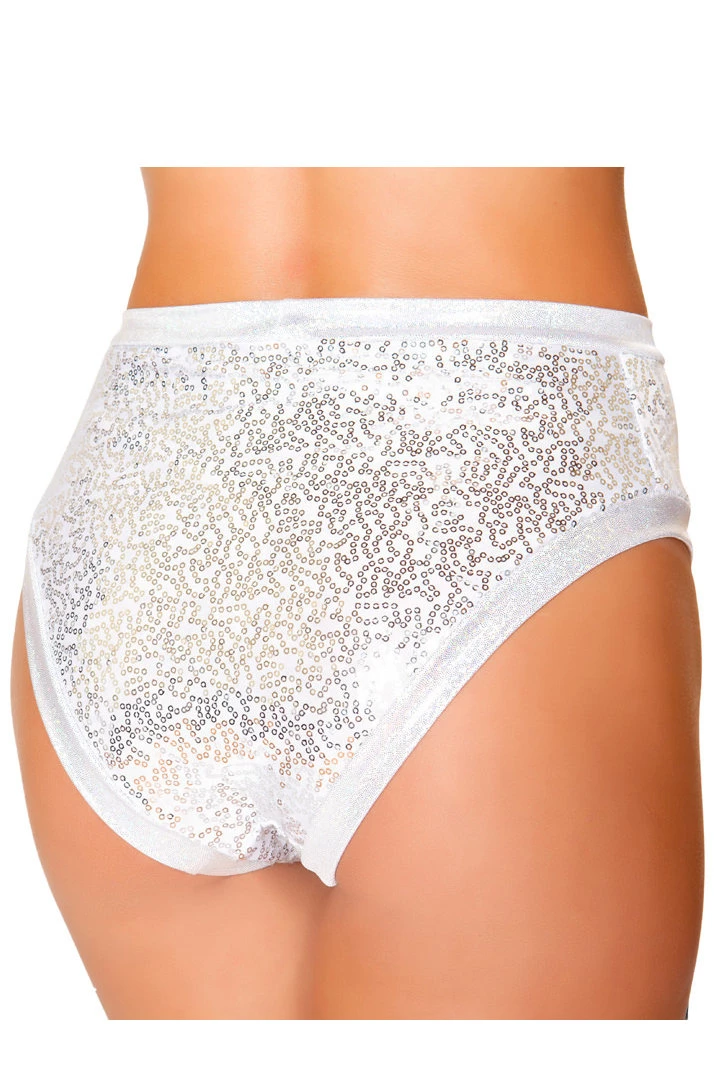 Roma Silver Sequin High Waist Shorts Booty Shorts & Bottoms 4 Roma Silver Sequin High Waist Shorts Booty Shorts & Bottoms