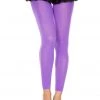 Music Legs Lilac Purple Opaque Tights