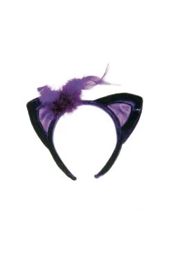 Rubies Purple Velvet Cat Ears Costume Accessory Costumes