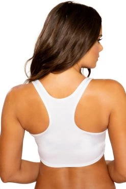 Roma Dancewear Basic Sexy White Crop Top