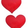 GE Apparel Best Sellers Large Red Heart Nipple Pasties 2 GE Apparel Best Sellers Large Red Heart Nipple Pasties