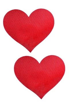 GE Apparel Best Sellers Large Red Heart Nipple Pasties