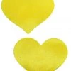 GE Apparel Yellow Mini Heart Nipple Pasties