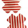 GE Apparel Accessories Red & White XX Nipple Pasties 2 GE Apparel Accessories Red & White XX Nipple Pasties