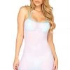 Roma Lingerie 1pc Sheer Mesh Dress - White
