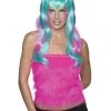 Rubies Blue & Purple Fairy Unicorn Wig Rainbow Clothing
