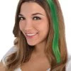 AMSCAN Costumes Green Hair Flare Extension