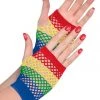 AMSCAN Color Wheel Fishnet Glovelettes Ravewear 1 AMSCAN Color Wheel Fishnet Glovelettes Ravewear
