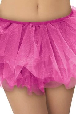 AMSCAN Pink Tulle Mini Tutu Ravewear