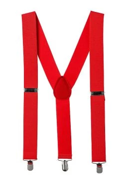 AMSCAN Red Costume Suspenders Ravewear