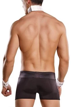Magic Silk Male Thongs Black Costumes Butt-Ler