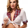 XGEN Wine Teacher Pet Schoolgirl Top