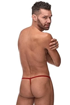 Magic Silk Male Thongs Brown Novelty Rock Hard Rudy