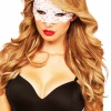 Seven Til Midnight White Lace Eye Mask Blindfolds & Masks