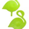 GE Apparel Lime Green Flamingo Nipple Pasties Accessories