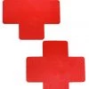 GE Apparel Red Double X Nipple Pasties Accessories