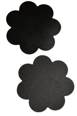 GE Apparel Black Petal Nipple Pasties Accessories