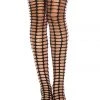 Music Legs Oval Net Spandex Thigh Highs Hosiery