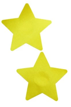 GE Apparel Yellow Star Nipple Pasties