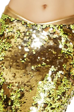 Roma Costumes 2pc Gold Sea Goddess Mermaid