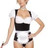 Roma Costumes 4 PC Foxy French Maid Costume