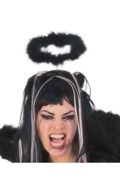 Rubies Adult Black Marabou Halo Angel Accessory Costumes