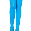 Music Legs Hosiery Bright Aqua Blue Thigh High Sock Leggings