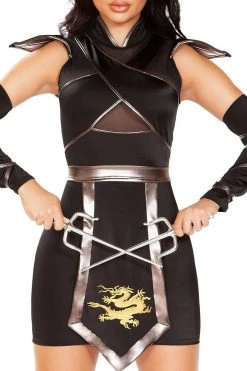 Roma 2pc Stealth Warrior Ninja Costume 9 Roma 2pc Stealth Warrior Ninja Costume