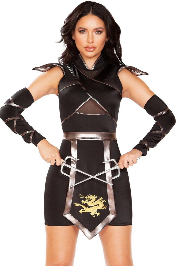 Roma 2pc Stealth Warrior Ninja Costume 3 Roma 2pc Stealth Warrior Ninja Costume