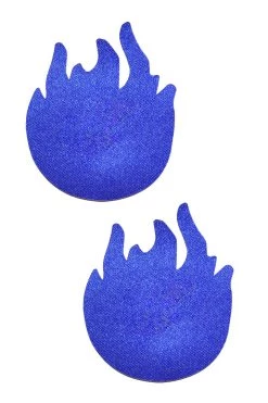 GE Apparel Blue Flame Nipple Pasties
