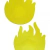 GE Apparel Yellow Flame Nipple Pasties Accessories
