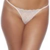 Popsi Pink Embroidered G String Thong Panty