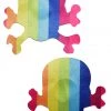 GE Apparel Rainbow Skull Nipple Pasties