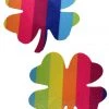 GE Apparel Rainbow Clothing Mini Rainbow Shamrock Nipple Pasties
