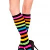 Music Legs Rainbow Knee High Sock Stockings